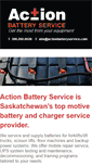 Mobile Screenshot of actionbatteryservice.com